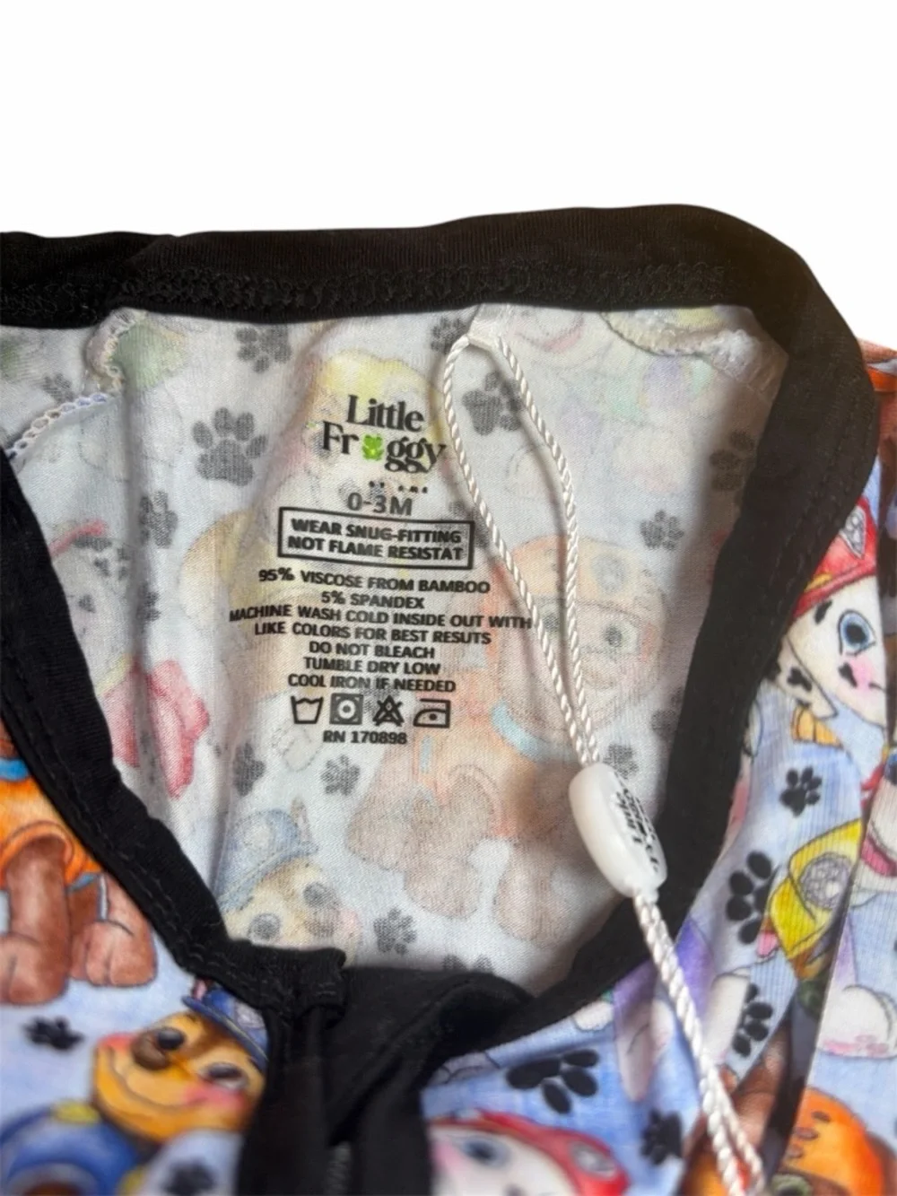 NWT Bamboo Zippy Paw Patrol 0-3M - Picture 3 of 4